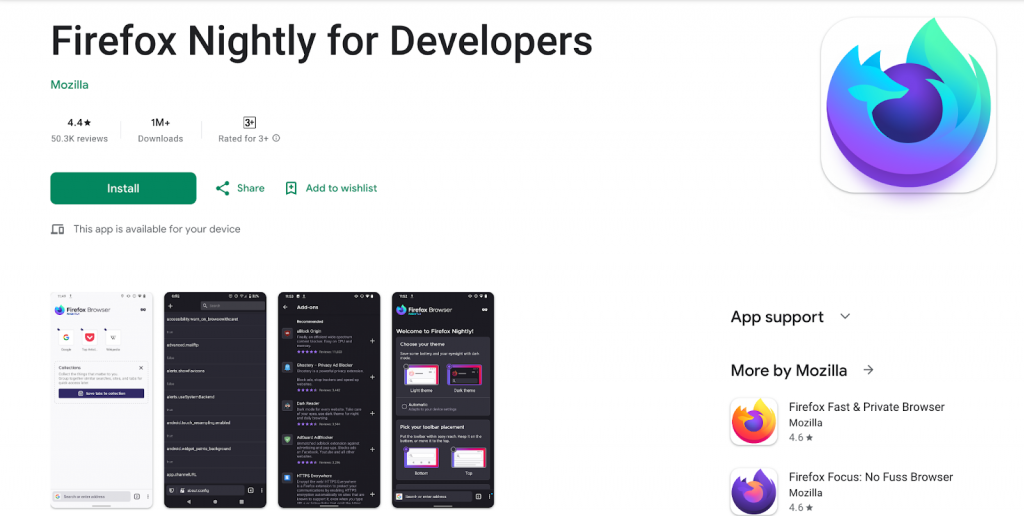 Mozilla Firefox Android Akan Menjadi Pionir Ekstensi Terbuka Pertama Mozilla Firefox Android Akan Menjadi Pionir Ekstensi Terbuka Pertama